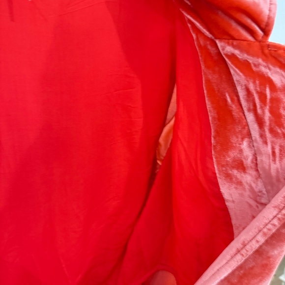 Free People Velvet Wrap Jumpsuit in Red - Picture 8 of 15